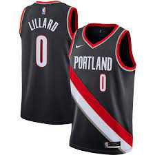 1 jersey for damian lillard on august 26, 2017. Men S Portland Trail Blazers Damian Lillard Nike Black 2020 21 Swingman Jersey Icon Edition