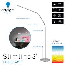 An update to the original slimline, the daylight slimline 3 led floor lamp illuminates your sewing, quilting, and embroidery projects without taking up much space. Daylight Company Slimline 3 Floor Lamp Brushed Steel Variable Buy Online In Angola At Angola Desertcart Com Productid 169775248