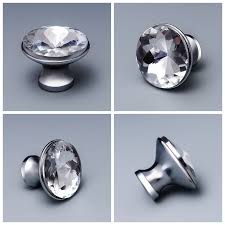 Not only do they break up the monotony of repetitive, solid cabinet faces—glass doors add both form and functional appeal. Hardware Doorknobs Cupboard Cabinet Wardrobe Knobs Drawer Door Diamond Door Glass Pull Handles Kitchen Crystal 30mm