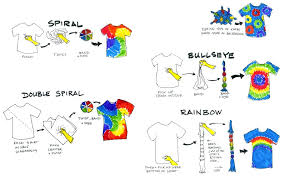 Then secure it with a rubber band and put the dye on both sides of the fabric. Diy Tie Dye Designs