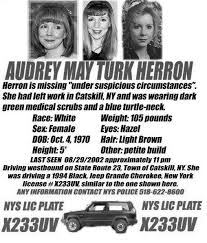 MISSING MOTHER OF THREE....AUDREY MAY TURK HERRON