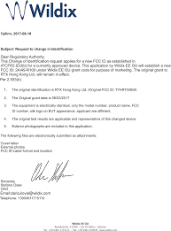 Your cover letter is your chance to show off your most professional, most intelligent, most hirable self. R100 Upcs Handset Cover Letter Copia Di Fcc Wildix Ee Ou Wildix Ee Ou