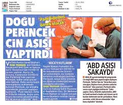 Vatan partisi genel başkanı doğu perinçek, amerikan aşısı olacağım dedi. Basinda Vatan Partisi 20 Ocak 2021 Carsamba