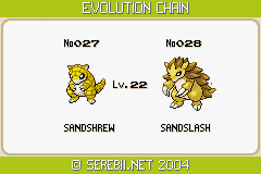 Images Of Sandshrew Evolution Chart Pokemon Gold Www