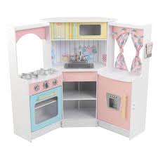 Kidkraft Deluxe Corner Play Kitchen 53368 Play Kitchen Pretend Play Kitchen Kidkraft Vintage Kitchen