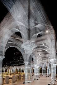 Edoardo Tresoldi Builds A Ghostly Wire Mesh Structure In Abu Dhabi Installation Art Architectural Elements Cultural Architecture