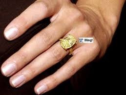 Celebrity Engagement Rings My Take Yellow Engagement Rings Celebrity Engagement Rings Canary Diamond Engagement Ring