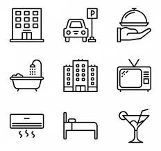 Example Of Icons At Flaticon Lots For Free Ie Hotel Services Hotel Hotel Illustration Hotel Logo Design Doodle Icon Simple Doodles
