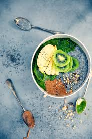 Saveurs Vegetales Green Smoothie Bowl Chia Amandes Fruits Frais Recette De Petit Dejeuner Amande Fruit Et Idees Alimentation