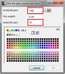 How To Match Dwg Colors To Any Archicad Pen Colors