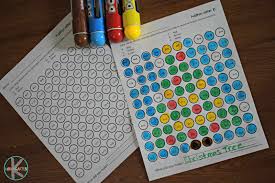 Worksheets for teaching and reviewing basic addition facts. Free Bingo Dabber Christmas Math Worksheets