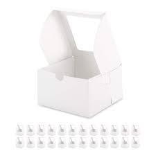 Quick shop $4.99 view more selecting this option will automatically apply and update the search results. Generic Bakipack 25 Gold Bakery Boxes With Window 5x5x3 5 Inches Dessert Boxes To Go With Window Treat Boxes For Small Bakery Desser