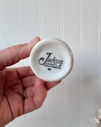 CLAIMED✨—light blue swirl design 2” Jackson creamer. 🏷️$14 + shipping  Please comment “claim” or dm me to purchase! Comment “back up” to be next  in line. Shipping will be the most affordable