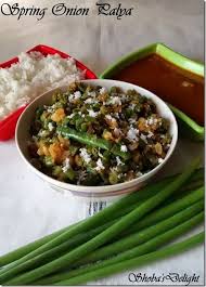Spring Onion Palya Vengaya Thall Poriyal Easy Indian Recipes Indian Food Recipes Spring Onion