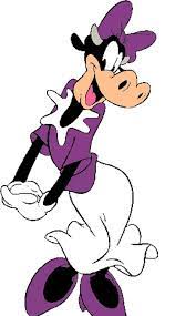 Clarabelle Cow Purple And White Clarabelle Cow Cartoon Cow Classic Disney Characters