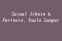 Check spelling or type a new query. Zainal Ithnin Partners Kuala Lumpur Lawyer Firm In Taman Tun Dr Ismail