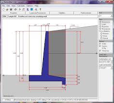The geogrid reinforcement design will determine the depth of the reinforced zone and the excavation required. Retainwall Designing A Concrete Or Masonry Retaining Wall Software