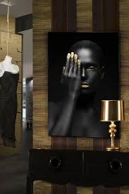 Glasbild Schwarzgold Fotodruck Oronegro Glasbilder Foto Druck Bilder