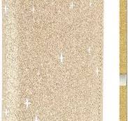 LOLOMLO Glitter Checkbook Cover - RFID Blocking PU Leather Check Book Case  With Pen Holder