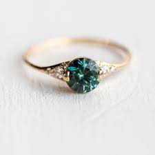 Teal Green Sapphire Lady S Slipper Engagement Ring In Solid 14k Yellow Gold By Melanie Casey Jewelry Gioielli Anelli Di Fidanzamento Anello Da Sogno