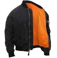 Rothco Mens Lightweight Ma 1 Nylon Bomber Jacket