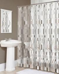 Bars Beige Shower Curtain Shower Curtains Bath Linens Linens Fabrics Homedecorators Com Curtains Curtain Styles Contemporary Shower