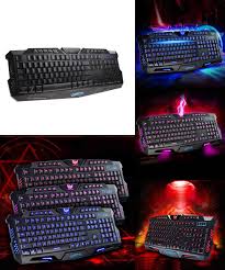Visit To Buy 3 Colors Light Gaming Keyboard Usb Wired With Adjustable Keyboard Light For Laptop Desktop Teclado Clavier Ga Clavier Gamer Clavier Informatique