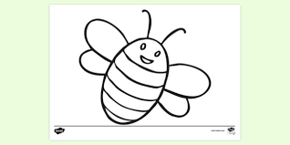 This flying bee found a lovely flower to land on. Free Bee Colouring Pages For Preschoolers Colouring Sheets