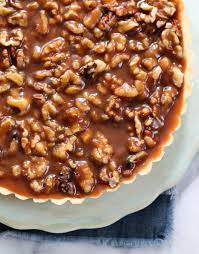 Walnut Salted Caramel Tart Dessert Recipe Recipe Dessert Recipes Tart Dessert Caramel Tart