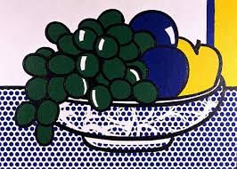 Reproduction De Roy Lichtenstein Still Life With Plums Nature Morte Avec Des Prunes Tableau Peint A Nature Morte Peindre Un Tableau Toile Peinte A La Main