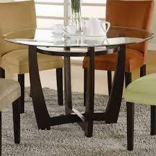 Glass Top Round Dining Table With Wood Base Round Glass Coffee Table Living Room Glass Coffee Tables Living Room Round Glass Table