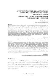 Maksud kerencaman dan perkataannya dalam bahasa inggeris. Pdf Autentisitas Sumber Sejarah Pancasila Dalam Masa Sidang Pertama Badan Untuk Menyelidiki Usaha Usaha Persiapan Kemerdekaan Tanggal 29 Mei 1 Juni 1945