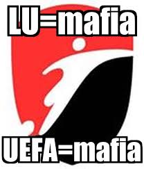 Fani obywateli pokazali na trybunach, co sądzą o decyzji uefa. Lu Mafia Uefa Mafia Poster Ksacv Keep Calm O Matic
