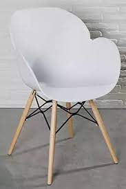 Vadim 4er set esszimmerstühle skandinavischer küchenstuhl in weißen mit massivholz buche bein kunstlederkissen, design modern wohnzimmerstühle, esszimmer. Pin Auf Neues Heim