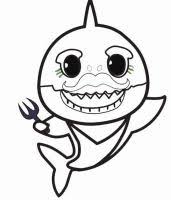 Colouring printable pinkfong baby shark coloring pages. Ilmu Pengetahuan 10 Baby Shark Coloring Pages Printable