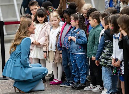 Princess Kate has melted hearts as she shared a heartwarming moment with a  baby in Italy! 😍 She was every inch the people's princess as she greeted  children on her first overseas