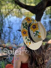 Mexican Artisanal Hat Hand Painted Fedora Colorful Floral Hat Traditional Mexican Hat Floral Painted Sombrero Mexican Sombrero Painted Hats Floral Hat Fancy Hats