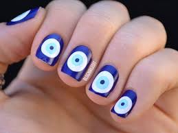 This Is Really Neat Evil Eye Nails Eye Nail Art Nails