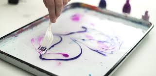 How to create abstract twirl art effects in photoshop. Diy Marbling How To Make Luxe Marble Textures With Household Items