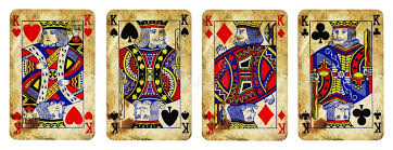 There are 4 kings and 4 queens. Four Kings Playing Cards Stock Photo Image Of Color 165485320
