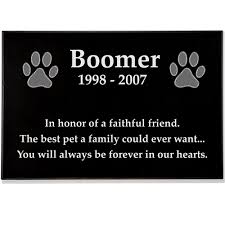 Stone is the most common material for pet grave markers. Granite Pet Grave Marker 1 Thick Pet Headstones Memorial Gallery Pets
