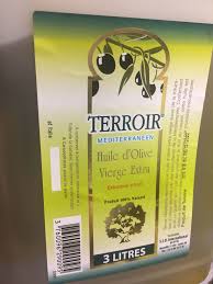 Huile D Olive Vierge Extra Terroir Mediterraneen 3 Litres