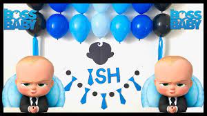 Very Easy Birthday Decoration At Home Diy Boss Baby Birthday Decoration Party Decorations Youtube