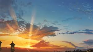 Sunset ,clouds ,sky ,art ,wall ,artistic ,anime ,stone wall ,seaside wallpapers and more can be download for mobile, desktop, tablet and other devices. Wallpaper Anime Sunset 3840x2160 Nobodyknowme 1416197 Hd Wallpapers Wallhere