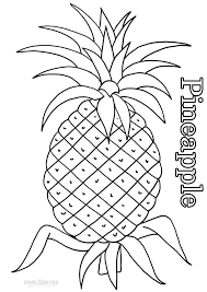 92 best free printable coloring sheets images on pinterest. Printable Pineapple Coloring Pages For Kids