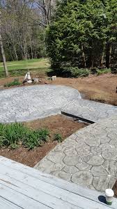 Maybe you would like to learn more about one of these? Random Stone Stamped Concrete Patio Norcon Construction Inc