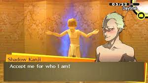 Kanji's it's a dream route story cutscene where he manages to meet up with naoto and seems to have something to say to her. Hd Ps Vita Persona 4 Golden Boss Shadow Kanji Youtube