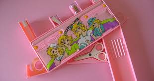 Hail Kawaii Retro Push Button Japanese Pencil Cases Japanese Pencil Case Pencil Case Retro