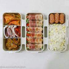 Lunch Box Makanan Dan Minuman Makan Siang Makanan