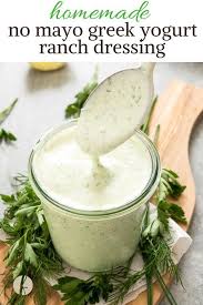 Homemade No Mayo Greek Yogurt Ranch Dressing Is Creamy Healthy Ranch Dressing That S Bu Greek Yogurt Ranch Dressing Yogurt Ranch Dressing Greek Yogurt Recipes